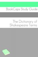 Cover for 'The Dictionary of Shakespeare Words'