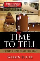 Cover for 'Time to Tell'