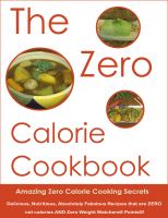 Cover for 'The Zero Calorie Cookbook'