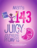 Cover for 'Mari's 143 Juicy Journaling Prompts'