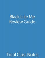 Cover for 'Black Like Me: Review Guide'