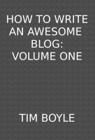 Cover for 'How to Write an Awesome Blog'
