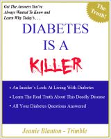 Cover for 'Diabetes Is A Killer'