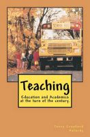 Cover for 'Teaching Education and Academics at the Turn of the Century'