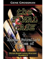 Cover for 'The Final Case - Peter Sharp Legal Mystery #9'