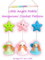 Cover for 'Little Angels Mobile Amigurumi Crochet Pattern'