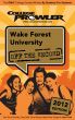 Wake Forest University 2012 by Will Geiger