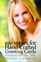 Cover for '100 Verses For Hand Crafted Greeting Cards'