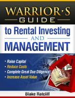 Cover for 'Warrior's Guide  to Rental Investing and Management'