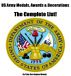 US Army Medals, Awards & Decorations - The Complete List by Toby Carrington-Woods