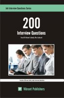 Cover for '200 Interview Questions You'll Most Likely Be Asked'