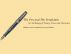 The Pen and The Pendulum by Jared Talbert