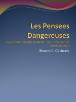 Les Pensees Dangereuses: Dangerous thoughts about life, love, pets, friends and depression cover