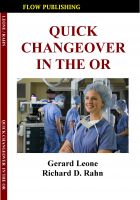 Cover for 'Quick Changeover in the OR'