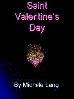 Cover for 'Saint Valentine's Day'