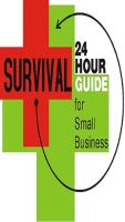 Cover for '24 Hour survival guide for small business'