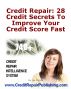 Credit Repair: 28 Credit Secrets To Improve Your Credit Score Fast by Jay Peters