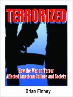 Cover for 'Terrorized: How the War on Terror Affected American Culture and Society'
