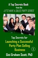 Cover for 'Top Secrets for Launching a Successful Party Plan Selling Business'