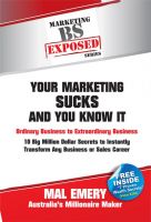 Cover for 'Your Marketing Sucks and You Know it'