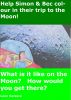 What is it like on the Moon? Colouring in Book by Leon Versace