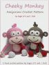 Cheeky Monkey Amigurumi Crochet Pattern by Sayjai 