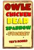Owle, Chicken, Bear, Sparrow and Stanley by Ian Hutton