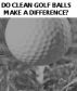Do Clean Golf Balls Make A Difference? by Monica P