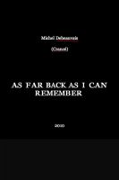 Cover for 'As far back as I can remember'