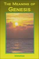 Cover for 'The Meaning of Genesis'