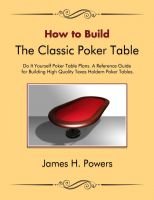 Cover for 'How to Build the Classic Poker Table'