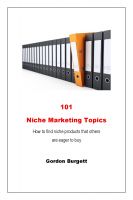 Cover for '101 Niche Marketing Topics'