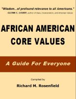 Cover for 'African American Core Values: A Guide for Everyone'