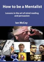 Cover for 'How to be a Mentalist'