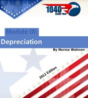 Cover for '1040 Exam Prep Module IX - Depreciation'