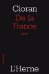 De la France by Emil Cioran