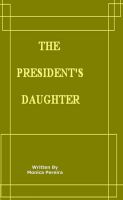 Cover for 'The President's Daughter'