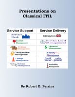 Cover for 'Presentations on Classical ITIL'