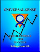 Cover for 'Universal Sense: The Blueprint For Success'