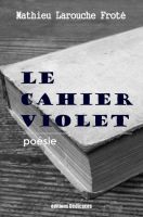 Cover for 'Le cahier violet'