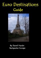 Cover for 'Euro Destinations Guide'