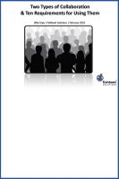 Cover for 'Two Types of Collaboration &Ten Requirements for Using Them'