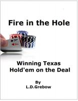 Cover for 'Fire in the Hole: Winning Texas Hold'em on the Deal'