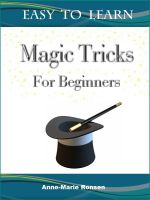Cover for 'Magic Tricks For Beginners'