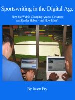 Cover for 'Sportswriting in the Digital Age'