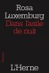 Dans l'asile de nuit, suivi de 'Lettres de ma prison' by Rosa Luxemburg