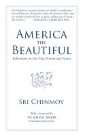 Cover for 'America the Beautiful, Reflections on Her Past, Present and Future'