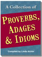 Cover for 'A Collection of Proverbs, Adages and Idioms'