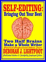 Cover for 'Self-Editing: Two Half Brains Make a Whole Writer'