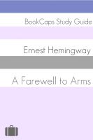 Cover for 'Study Guide: A Farewell to Arms (A BookCaps Study Guide)'